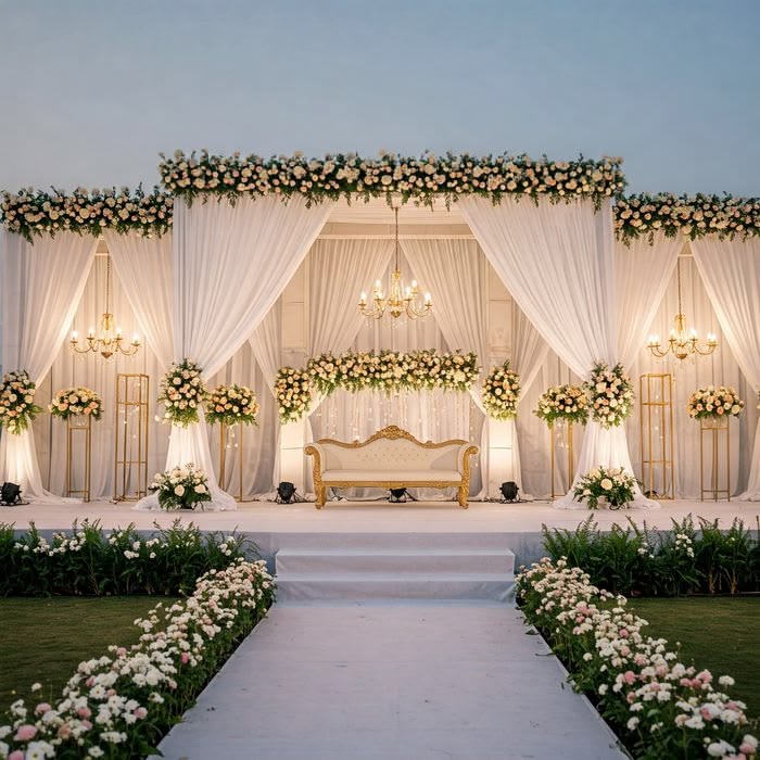 Grand banquet decor